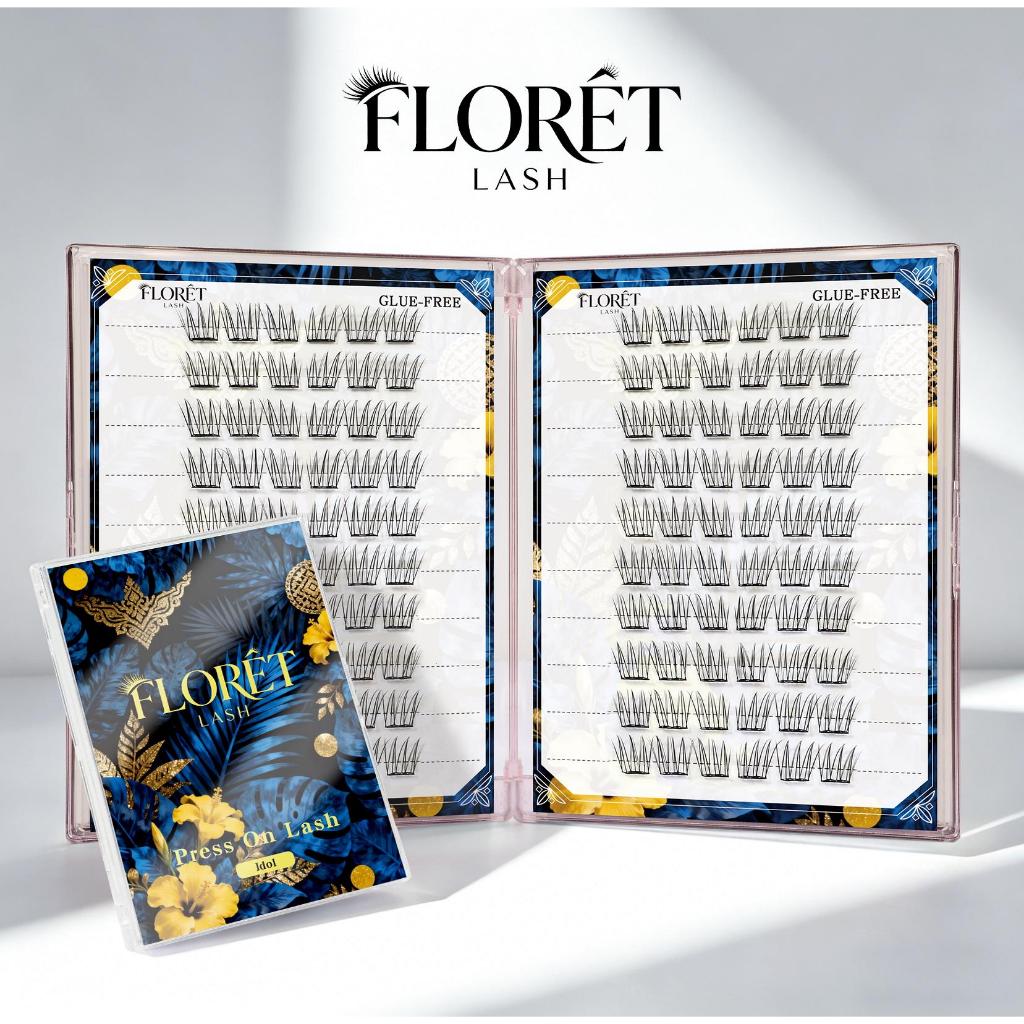 COD FLORÈT LASH ขนตาปลอมไม่ต้องใช้กาว ลุค Idol เกาหลี ธรรมชาติ ติดง่าย มือใหม่ เบา ติดทน ใช้ซ้ำได้ ใส่ได้ทุกวัน