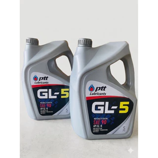 น้ำมันเกียร์และเฟืองท้าย PTT GL-5 SAE 90 (ขนาด 5 ลิตร)