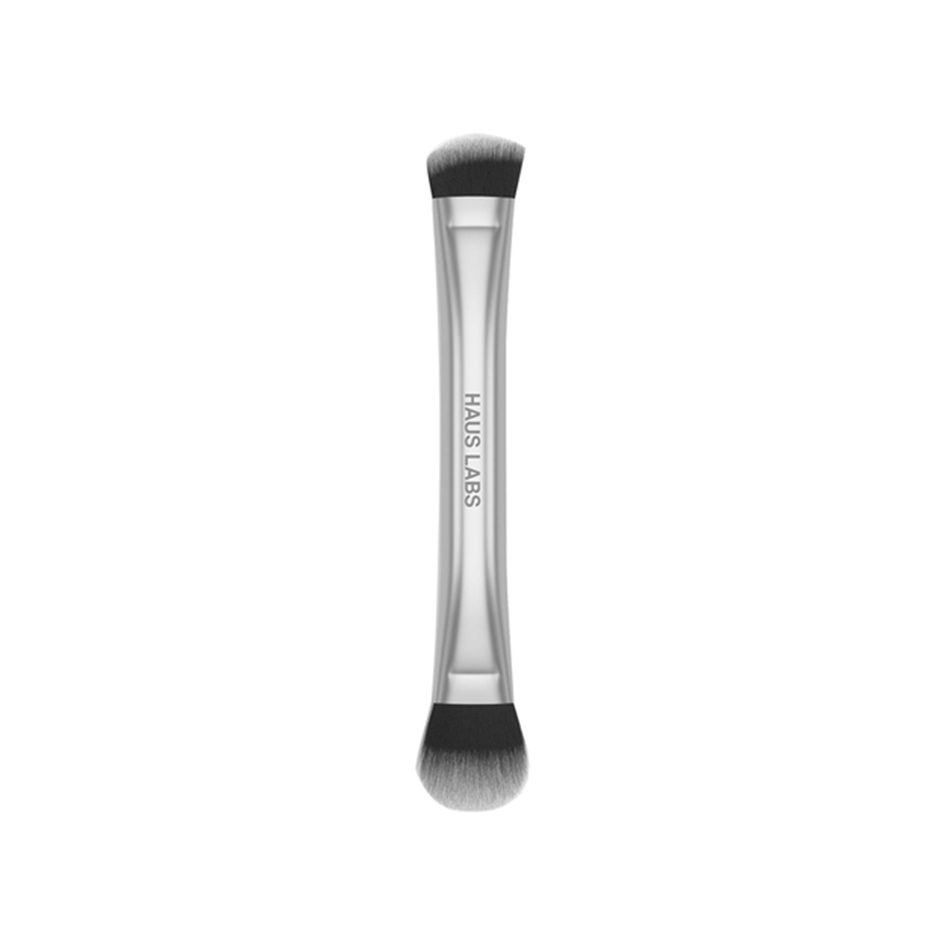 HAUS LABS Dual-Ended Precision Sculpting Brush แปรงคอนทัวร์ 2 หัวขนนุ่มพิเศษ สร้างมิติและเบลนด์สีเนี