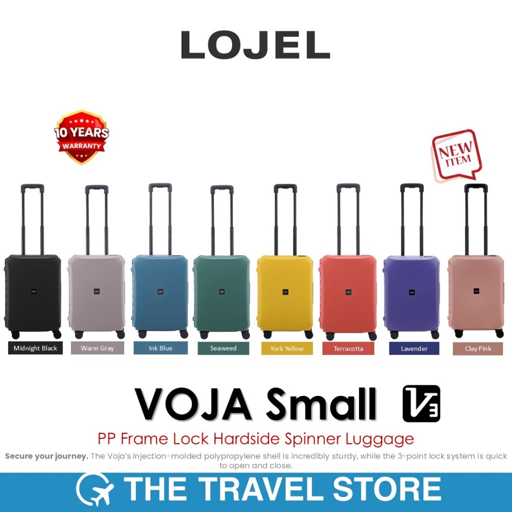 Lojel VOJA Small PP Frame Lock Hardside Spinner Luggage 21" กระเป๋าเดินทาง รับประกัน 10 ปี*