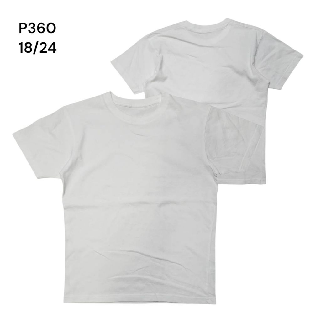 เสื้อยืดสีพื้น แบรนด์ GU P360