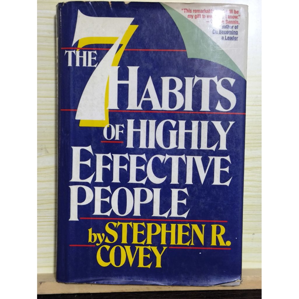 The 7 Habits of highly effective people in Stephen R. covey(มือสอง)