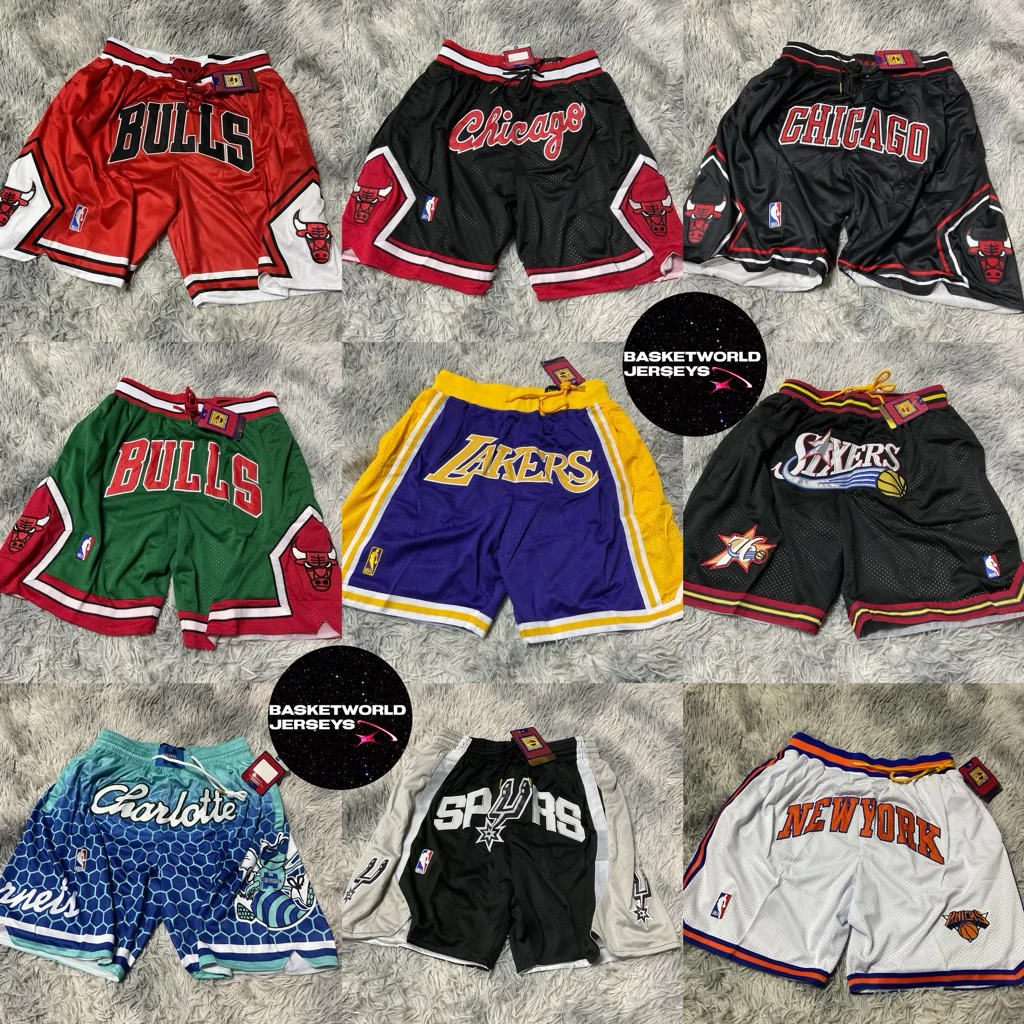กางเกงกีฬา กางเกงบาสNBA กางเกงJUST DON ใส่ออกกำลังกาย คุณภาพดีมาก มีซับใน กระเป๋าข้าง