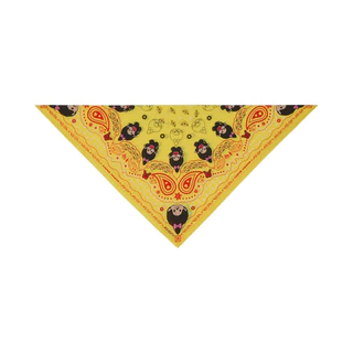 PAISLEY BANDANA SCARF - YELLOW