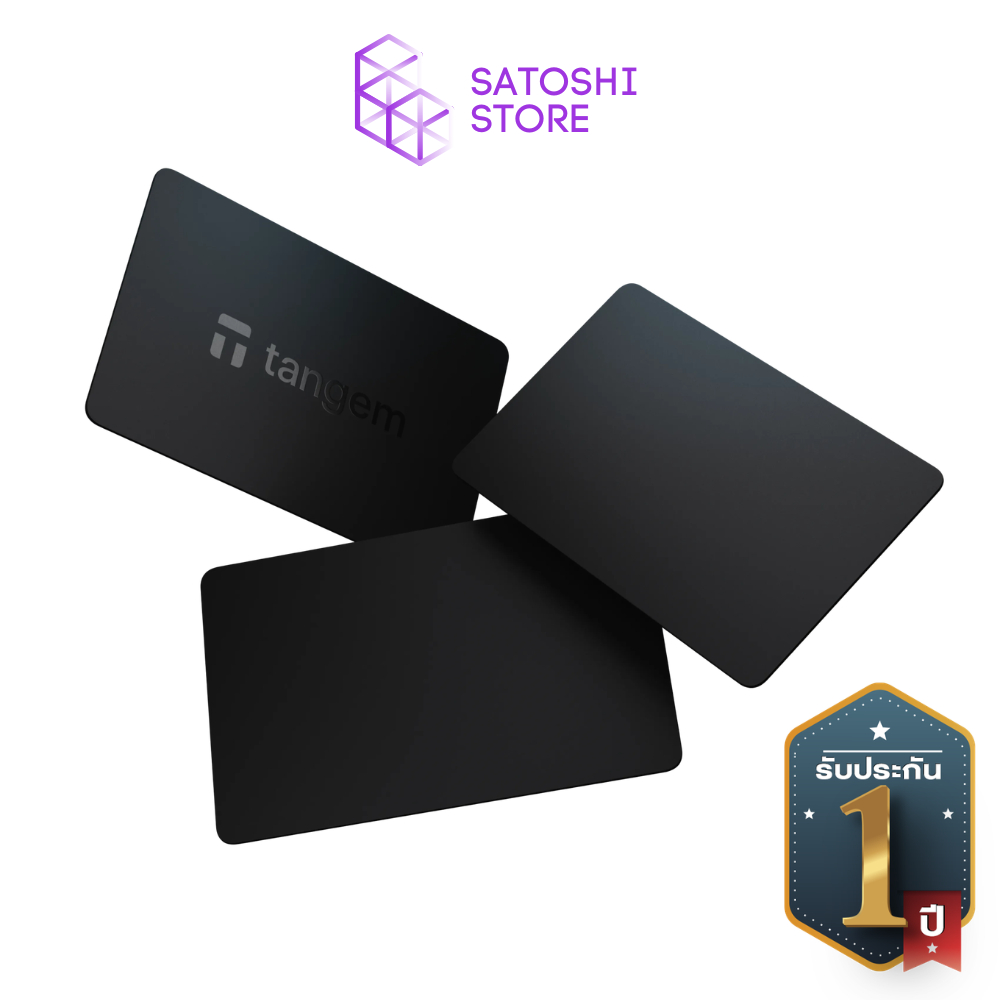 Tangem Wallet Stealth 3 Cards Set Hardware Wallet กระเป๋าคริปโต Cold Wallet Bitcoin ปลอดภัย ของแท้ ป