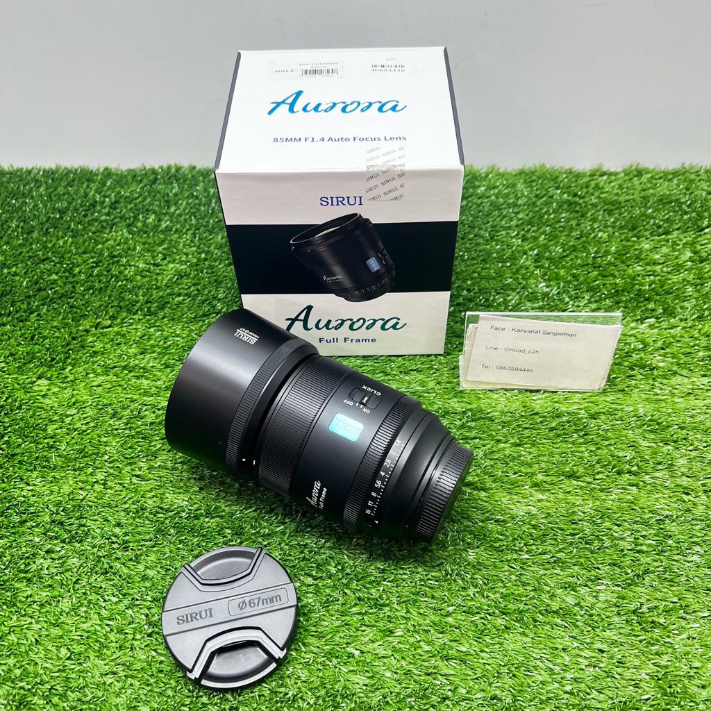 เลนส์ Sirui Aurora 85mm F1.4 สำหรับ Fujifilm หมดประกัน สภาพสวย