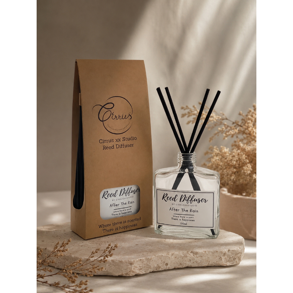 Cirrusxxstudio Reed Diffuser ก้านไม้หอมปรับอากาศ ก้านไม้หอมระเหย น้ำมันหอมปรับอากาศ  ตกแต่งบ้าน บ้านหอม วางได้ทุกห้อง