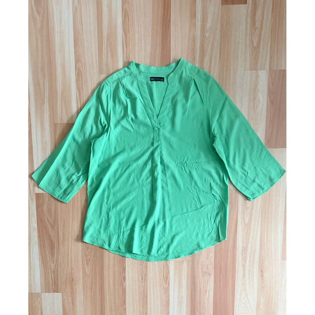 mark&spencer  blouse green