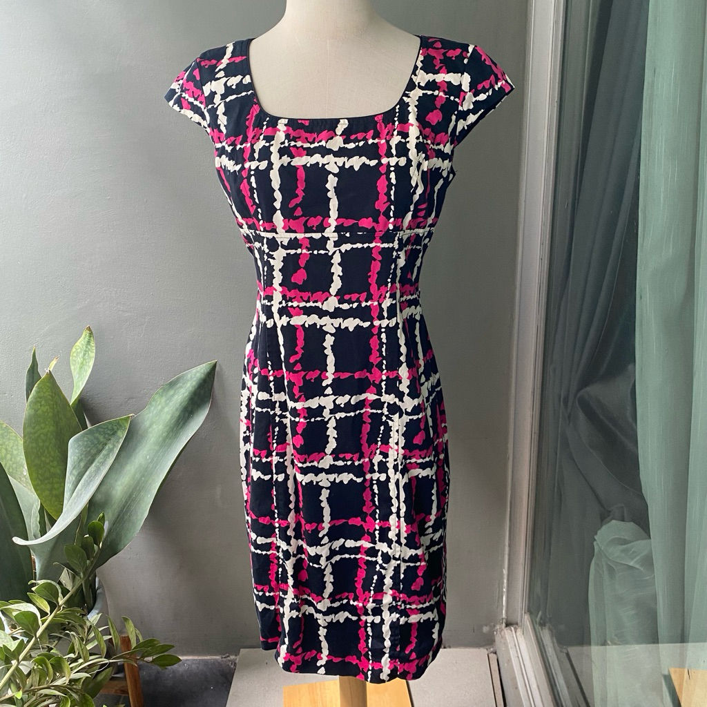 USED Expressions printed dress size 7