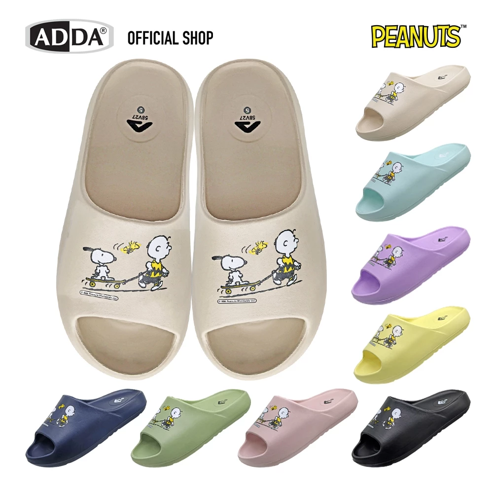 ADDA รองเท้าแตะ สำหรับผู้หญิง PEANUTS รุ่น 58V27W1 (ไซส์ 4-7)