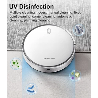Robot Vacuum Mop F5/DB100 หุ่นยนต์กวาด เครื่องดูดฝุ่น ดูดแรง 5000Pa โหมดคู่ดูดฝุ่น/ถูพื้น ข้อเสนอพิเศษ