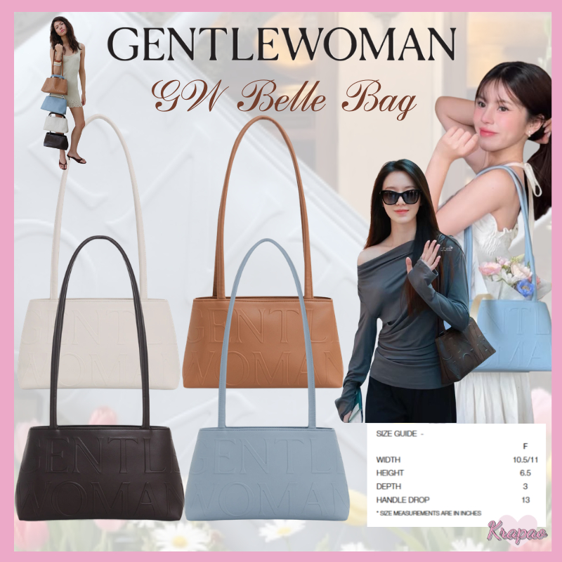 (**พร้อมส่ง)ลดราคา แท้ GW Belle Bag Gentlewoman Ballerina Bag กระเป๋าบัลเล่ต์ แท้ กระเป๋า Gentlewoman กระเป๋าสะพายหนัง