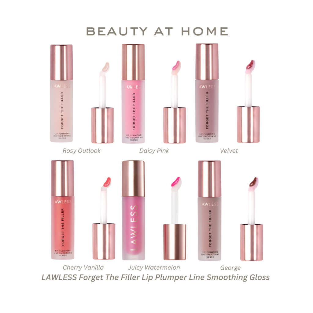 *พร้อมส่ง* LAWLESS Forget The Filler Lip Plumper Line Smoothing Gloss 3.3ml (CHOOSE ONE COLOR)