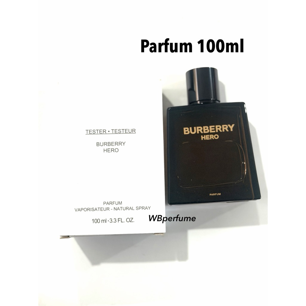 น้ำหอม Burberry Hero Parfum 100ml กล่องขาว