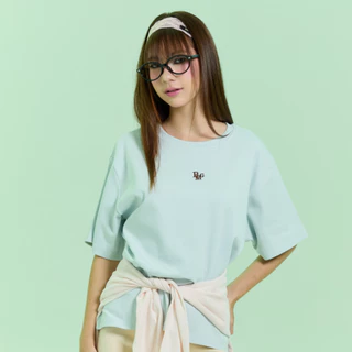 Bemingtop1246(Freesize) - BMG Oversize - เสื้อยืดโอเวอร์ไซส์ดีไซน์มินิมอล ปักโลโก้ BMG ด้านหน้า
