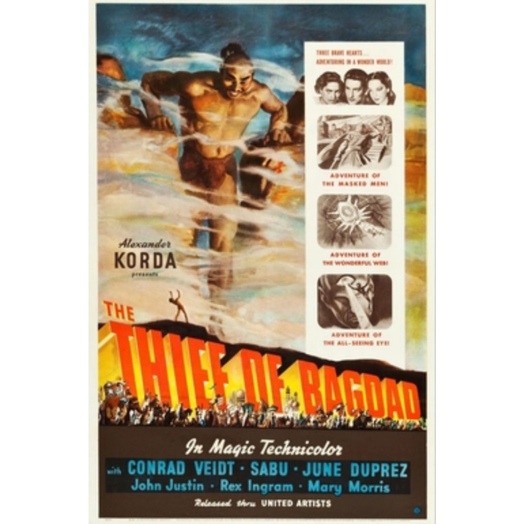 DVD ปก+สกรีนแผ่น The Thief of Bagdad (1940) จอมโจรแบกแดด