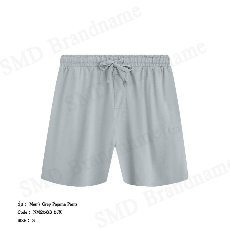 Calvin Klein กางเกงขาสั้น รุ่น Men's Grey Pajama Pants Code: NM2583 5JX