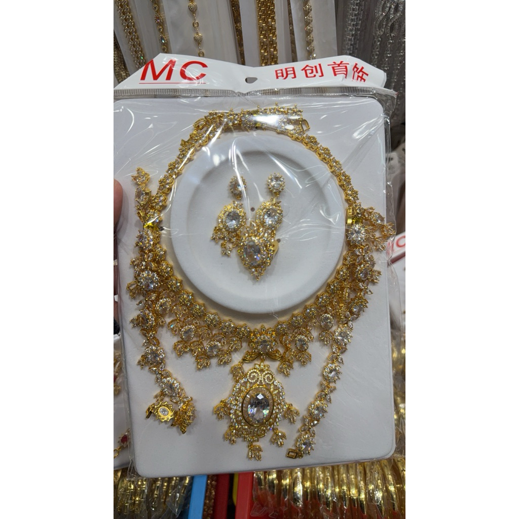 ชุดสร้อยเพชร cz Collection 7/69