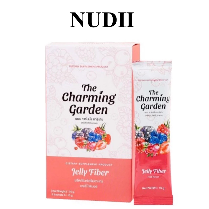 Jelly Fiber เจลลี่ไฟเบอร์ The Charming Garden Jelly Fiber บรรจุ 5 ซอง