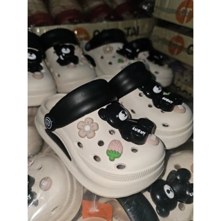 BDstar รองเท้าหัวโตเด็กหมีนิ่ม EVA รุ่นBDE739 (รุ่นใหม่สูง3เซน) พื้นถอดได้ ใส่สบาย ไซร์24-35 ( พร้องส่งในไทย)