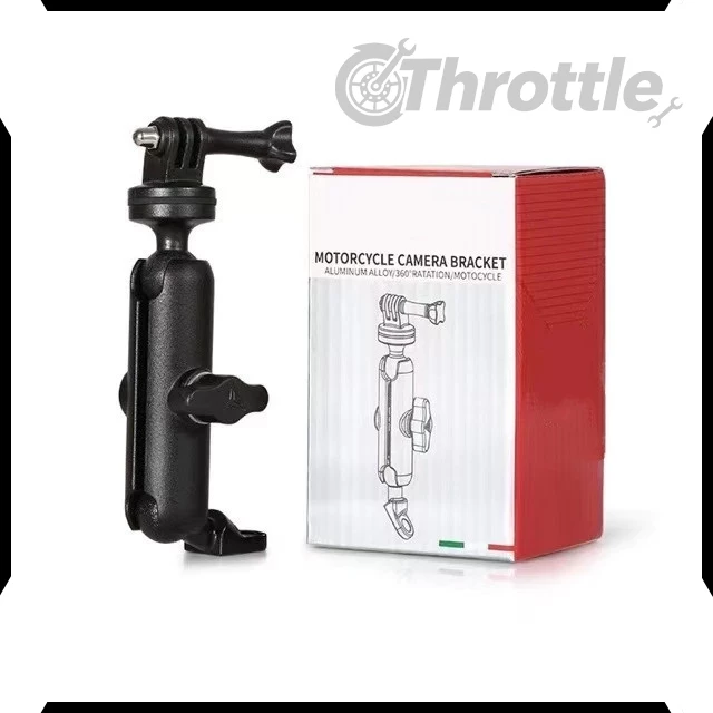 Throttle ขายึดเเฮนด์ ที่ยึดกล้องแอคชั่นแคม Action camera สำหรับติดมอเตอร์ไซด์