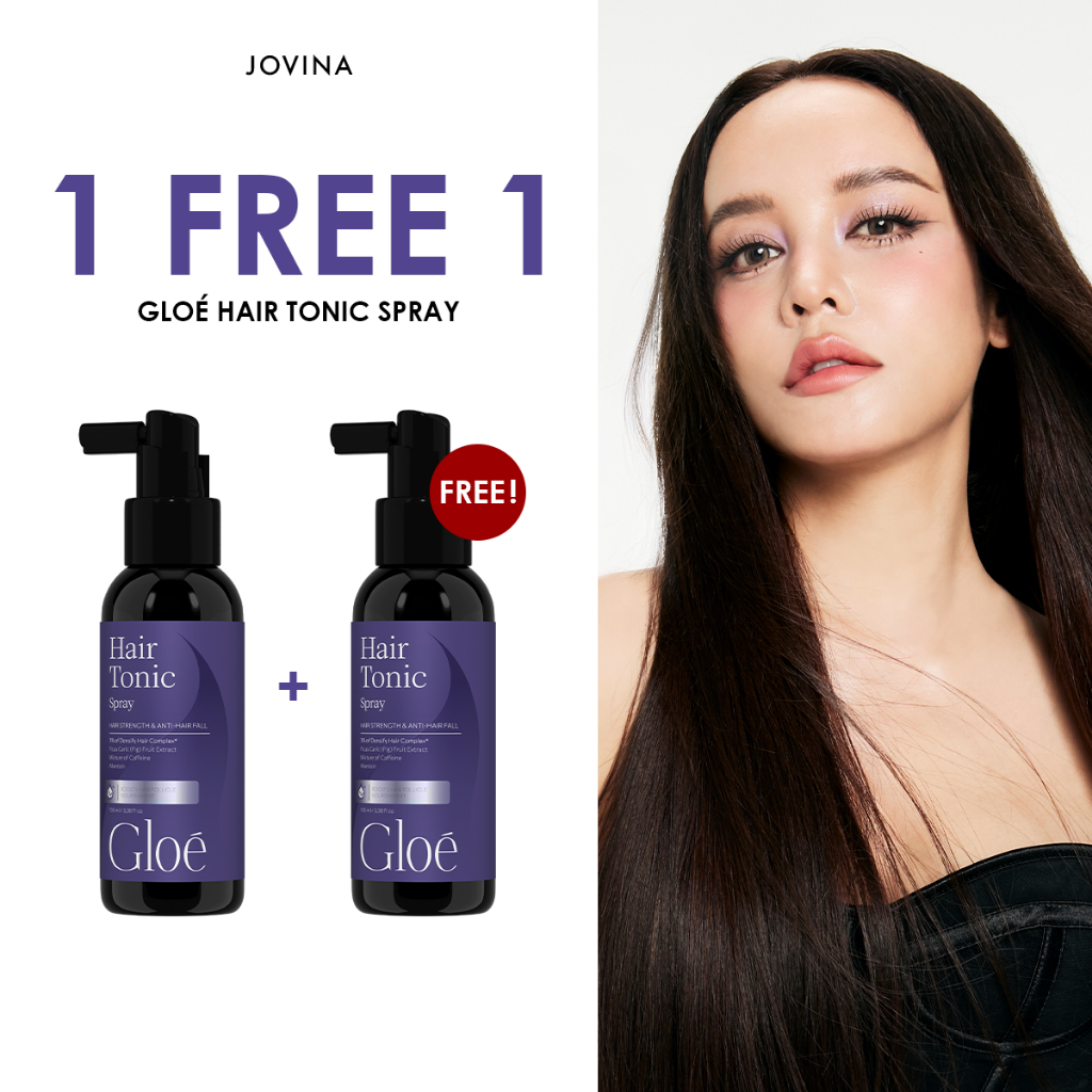 โปรพิเศษ ซื้อ 1 แถม 1 Gloé Hair Tonic Spray สเปรย์บำรุงหนังศีรษะ
