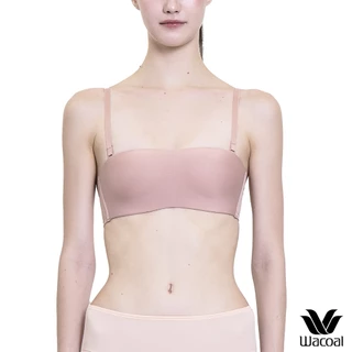 Wacoal Surprise Wireless Top Bra เสื้อชั้นในไร้โครง เกาะอก/สลับสายบ่า รุ่น WB9V09 สีเนื้ออมชมพู (PN)