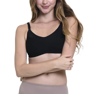Wacoal Surprise Wireless Bra เสื้อชั้นในไร้โครง ตกแต่งตาข่าย รุ่น WB9V08 สีดำ (BL)