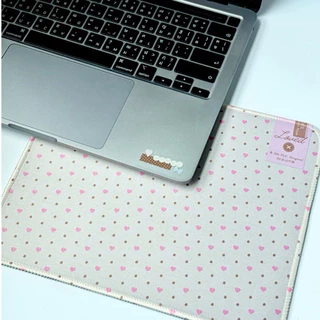 Mouse Pad แผ่นรองเม้าส์ มีแผ่นยางกันลื่น ขนาด 26 x 21 cm - SM,PLS!