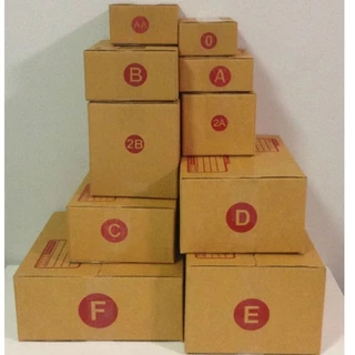 กล่องผลไม้ เบอร์ M+ กล่องพัสดุฝาชน แพ็ค 5 ใบ หนา 5 ชั้น ราคาส่ง พร้อมส่ง แบริ่ง7บ๊อก ล็อต 1231