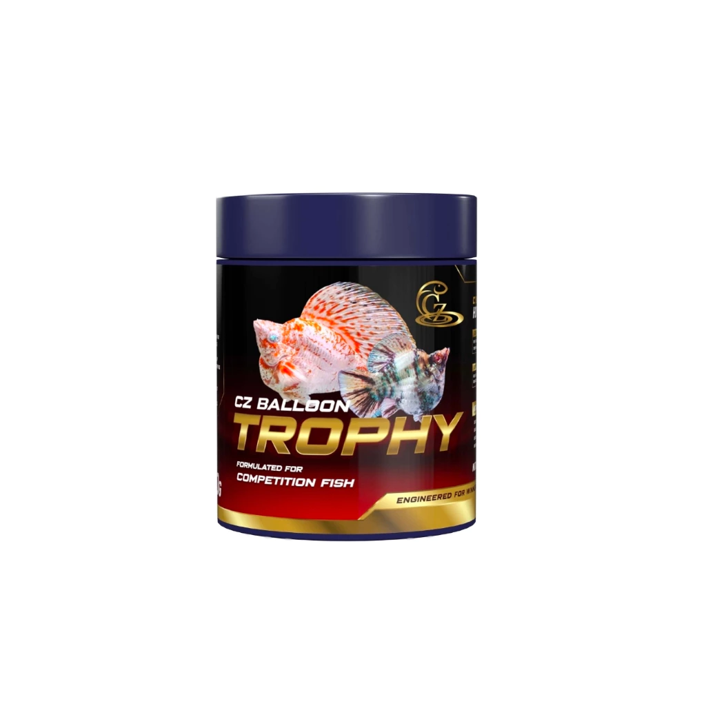 CZ Trophy 50 กรัม อาหารปั้นสำหรับเตรียมปลาประกวดและเตรียมปลาพร้อมขาย