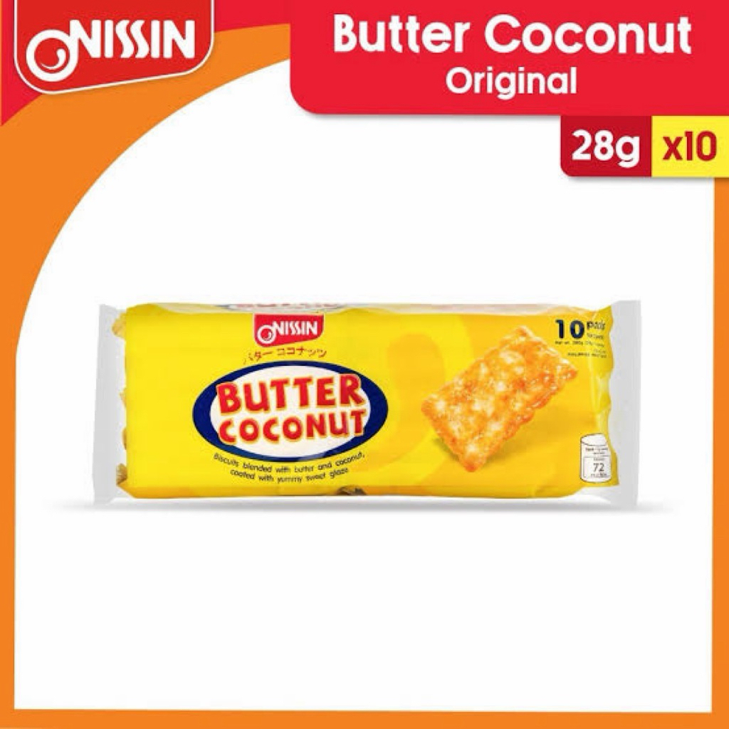 Nissin Butter Coconut Biscuit 25G x 10’s