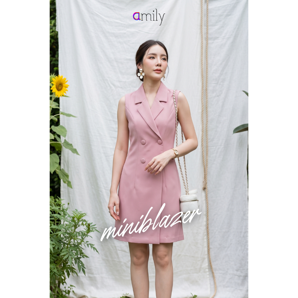 AmilyBrand เดรส Miniblazer