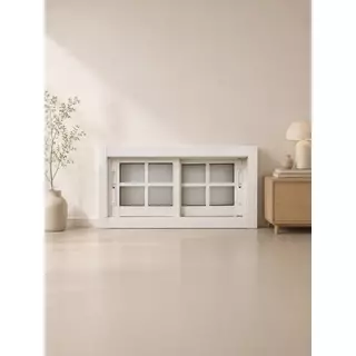 หน้าต่างบานเลื่อน อลูมิเนียม 2 ช่อง [ลายโมเดิร์น] 40x80cm.[ถูกสวยดีมีคุณภาพ][ล็อกซ้าย-ขวา][วงกบขอบใหญ่][สินค้าคุณภาพ]