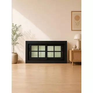 หน้าต่างบานเลื่อน อลูมิเนียม 2 ช่อง [ลายโมเดิร์น] 40x80cm.[ถูกสวยดีมีคุณภาพ][ล็อกซ้าย-ขวา][วงกบขอบใหญ่][สินค้าคุณภาพ]