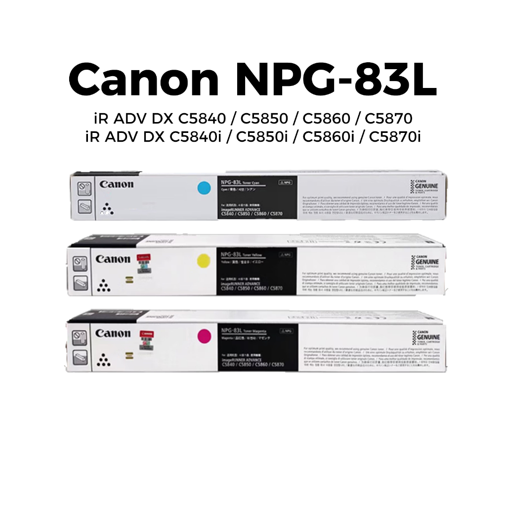 ตลับผงหมึกพรีเมียม Tone Mart NPG-83L รองรับเครื่อง Canon iR ADV DX C5840/C5850/C5860/C5870/C5840i/C5