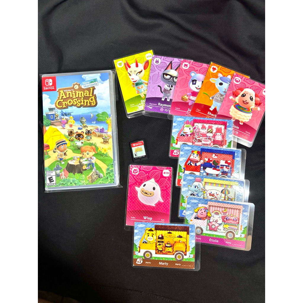 แผ่นเกม Animal crossing (Nintendo switch มือ2) แถมการ์ด Amiibo