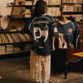 CuteBoy x Cielmeowmun | Cat-Holic [Black] Jersey เสื้อเจอร์ซีย์ ทรงโอเวอร์ไซส์