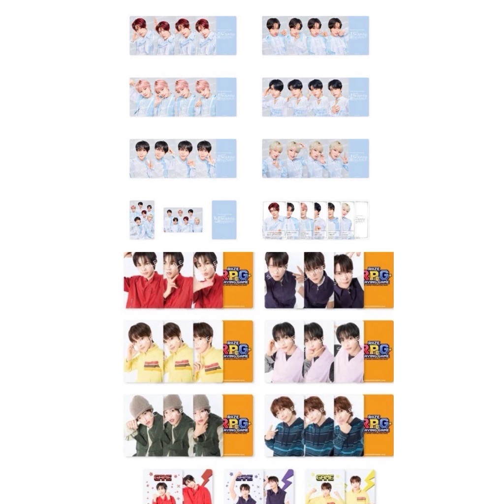 NCT WISH-JAPAN FANMEETING / RIIZE JAPAN FANMEETING 2026 RPG TRADING CARD