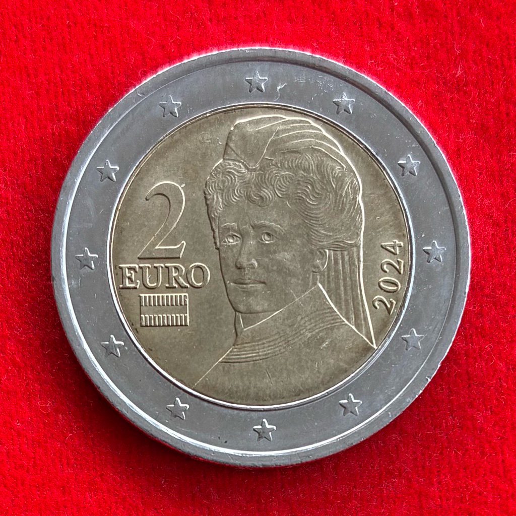🇦🇹 เหรียญยูโร ออสเตรีย Austria 2 euro ปี 2024 เหรียญ​ต่างประเทศ