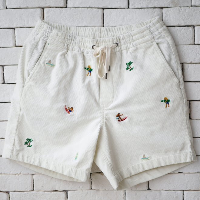 กางเกงขาสั้นลูกฟูกปักลาย POLO RALPH LAUREN  #กางเกงขาสั้นผู้ชาย #3771 #3772 #3773 #3774