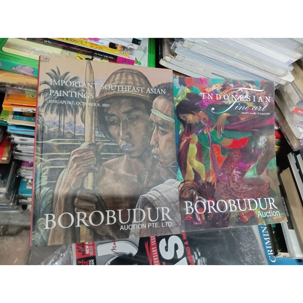 หนังสือแค็ตตาล็อกประมูลงานศิลปะ (Auction Catalog) ของ Borobudur Auction Pte. Ltd.