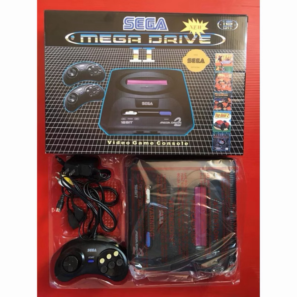 MD2 mega drive 2 ระบบ NTSC ภาพเต็มจอ 2จอยอุปกรณ์พร้อมเล่น