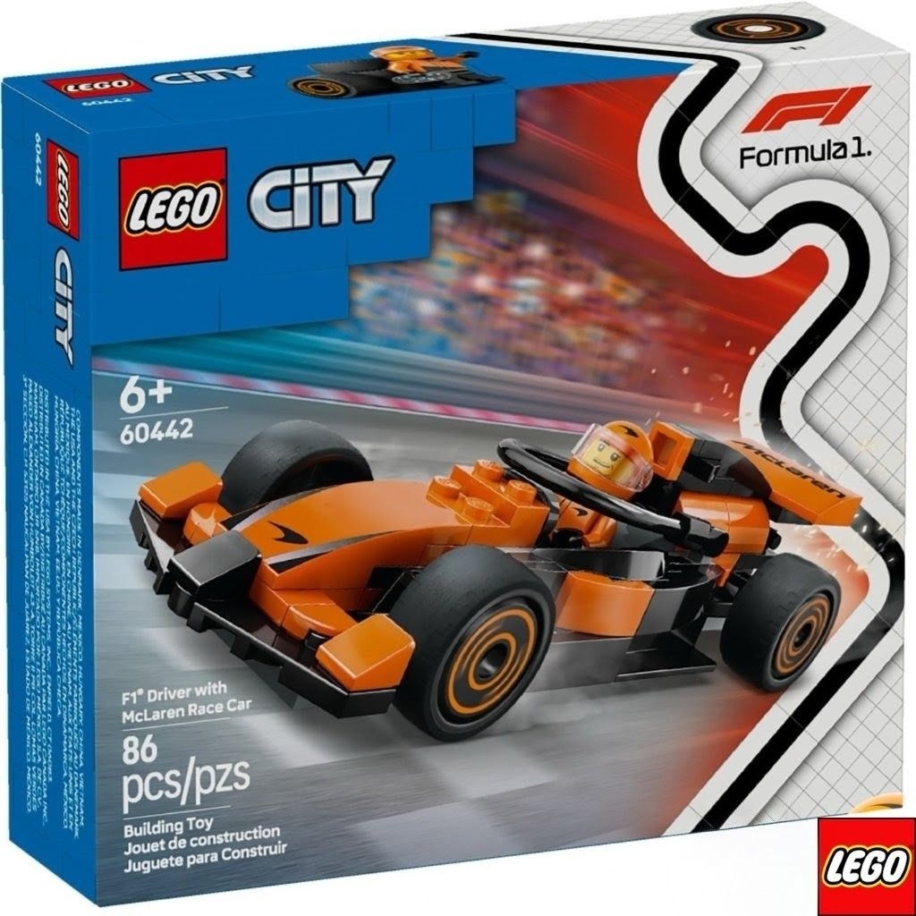 เลโก้ LEGO City 60442 F1 Driver with McLaren Race Car