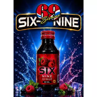 [5 ขวด]ไซรัป Six Nine(ซิก-ไนน์) ของแท้น้ำเชื่อมเข้มข้นกลิ่นราสเบอรี่ เกรดพรีเมี่ยม มี2สูตร ฝาเทาหมวาน ฝาแดงหอม