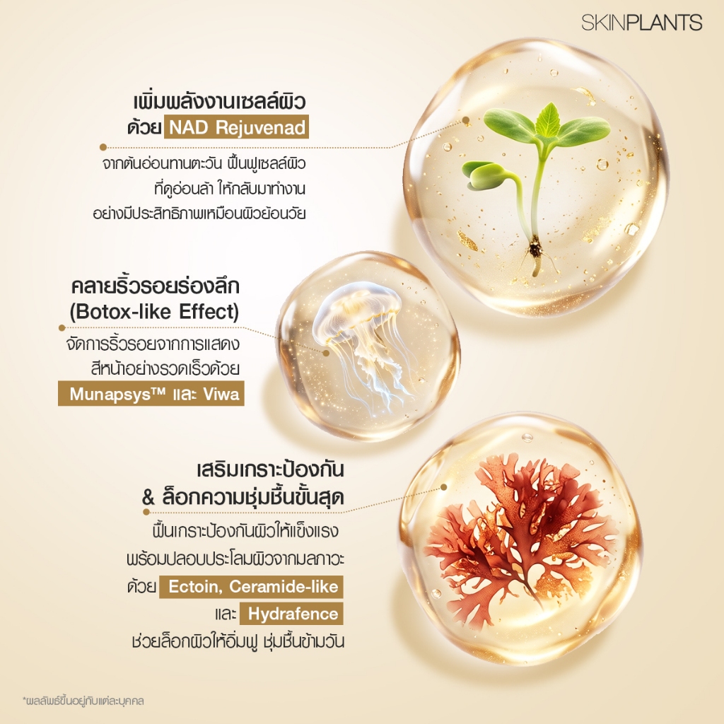SKINPLANTS NeoDrone Power Deep Wrinkle Moisturizer มอยเจอร์ไรเซอร์ ลดเลือนริ้วรอย ผิวแน่น 35g. — صورة 6