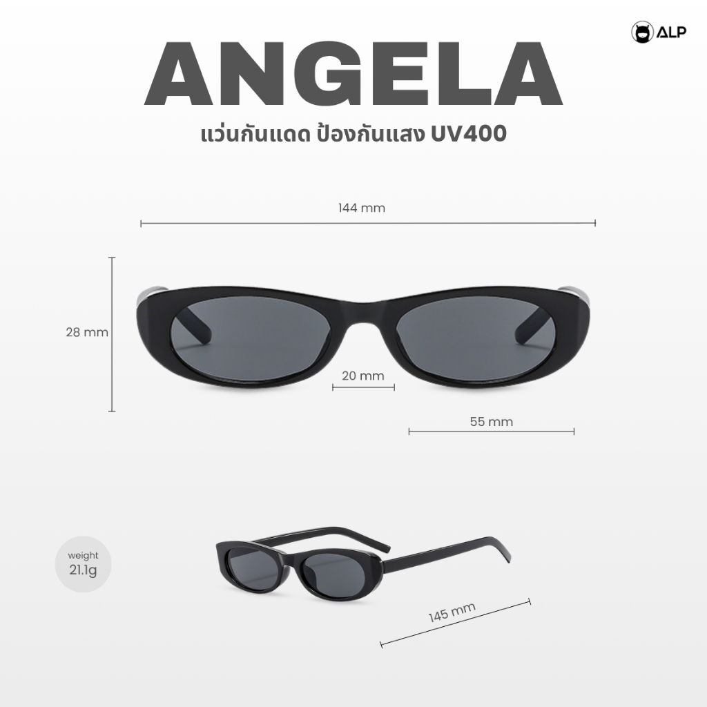 ALP نظارة شمسية Angela بفلتر أزرق UV400 — صورة 4