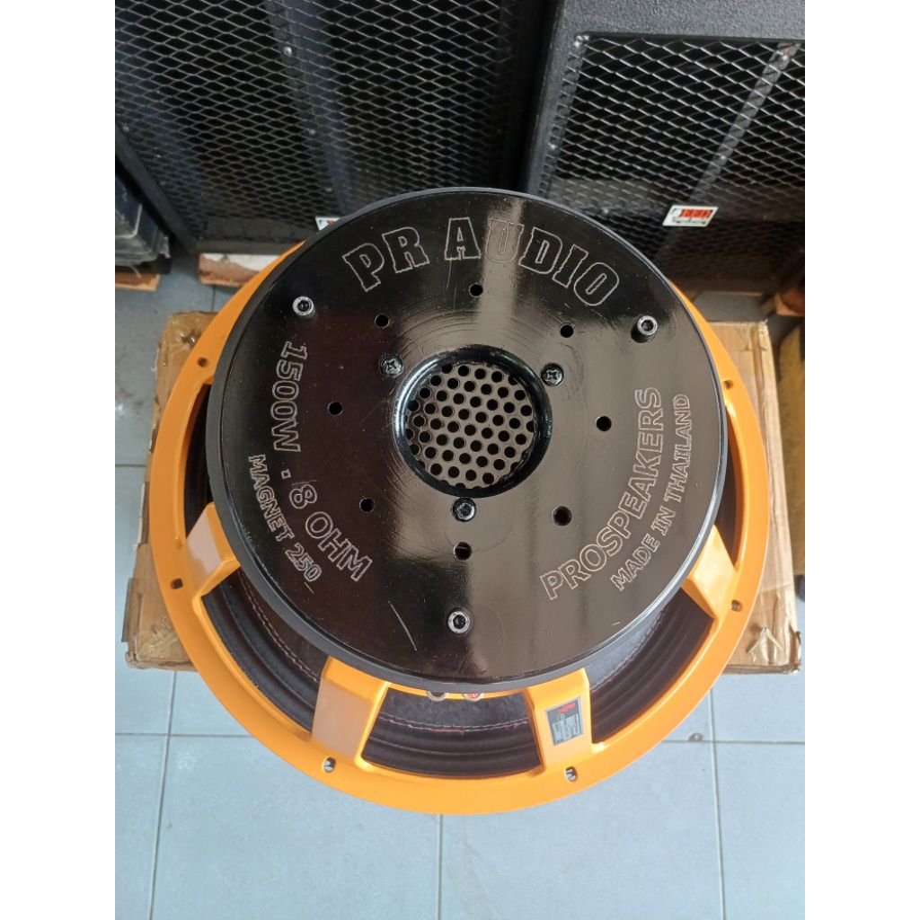 ดอกลำโพง18นิ้วโครงหล่อ PR Audio PR-18 V5 วอยซ์5นิ้ว แม่เหล็ก 250x30 วอยซ์5นิ้ว 1500W