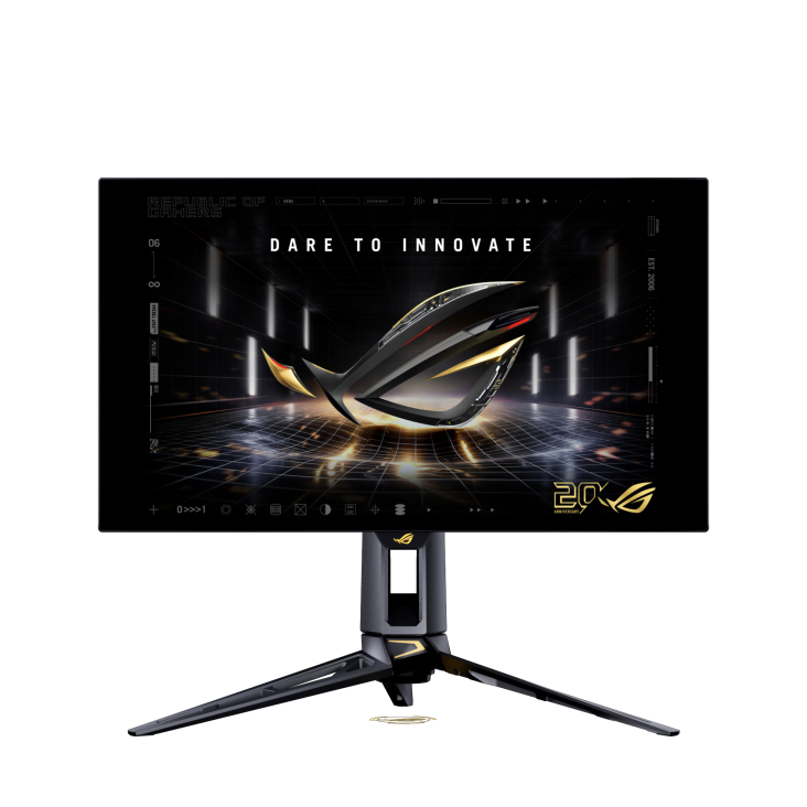 ASUS ROG SWIFT OLED Gaming Monitor PG27AQWP-G EDITION 20 - 26.5"/2K/OLED/2K,FHD/540Hz,720Hz/0.02ms M