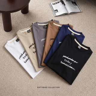 เสื้อยืดผ้าคอตตอน M-4XL พิมพ์ลาย " Today " พร้อมส่ง
